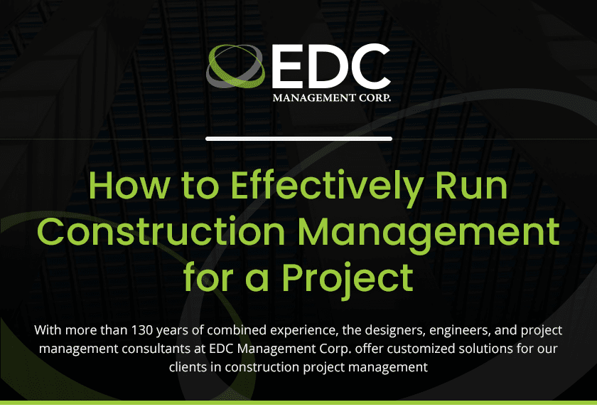 How to Effectively Run Construction Management for a Project